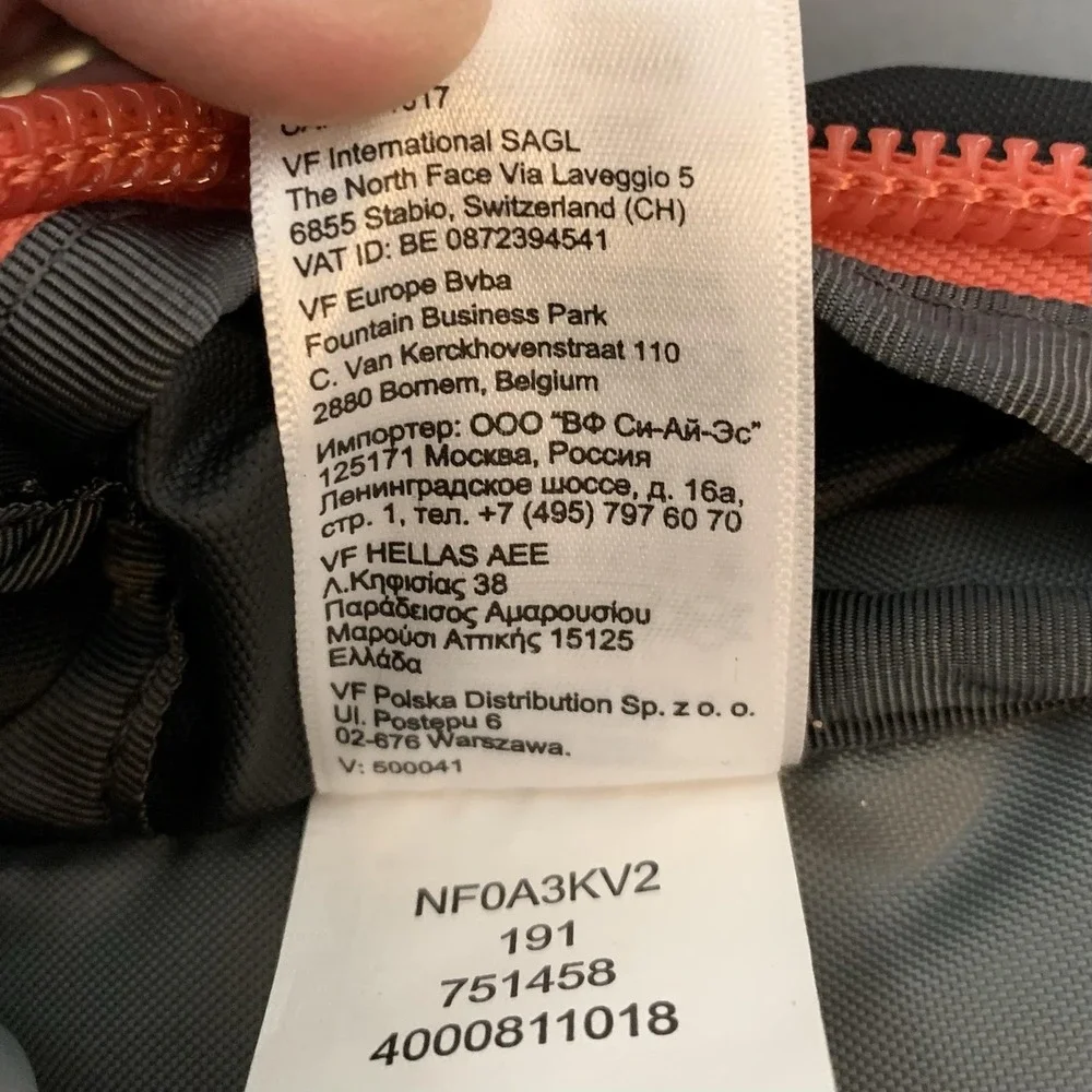 The North Face Recon Backpack Orange Black 19